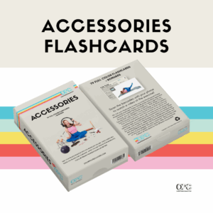 Pilates Accessories Flashcards by Lesley Logan – Deck of 79 Study Cards